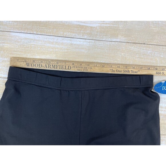 NWT Relaxed by Charter Club Black Yoga Pants Cropped w/pockets Size Petite Large - Picture 6 of 11